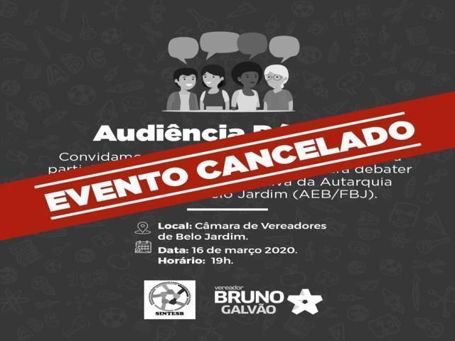 Audiência pública sobre a AEB/FBJ é cancelada em Belo Jardim